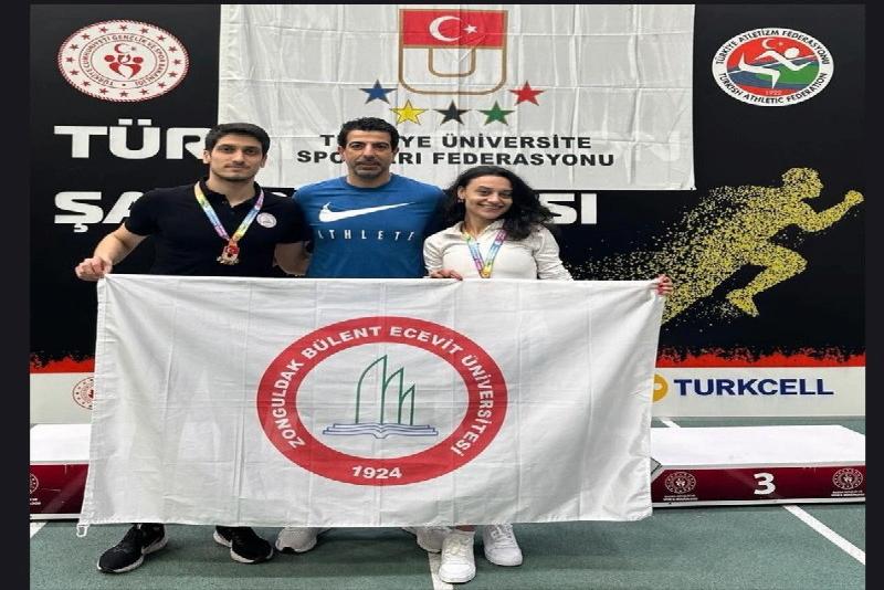 Türkiye Üniversitelerarası Salon Atletizm Şampiyonası’nda ZBEÜ Beden Eğitimi ve Spor