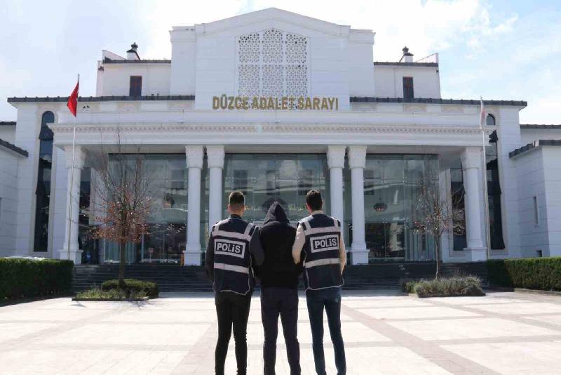 Düzce’de polis ekiplerince yapılan çalışmasa 12 yıl 3 ay 15