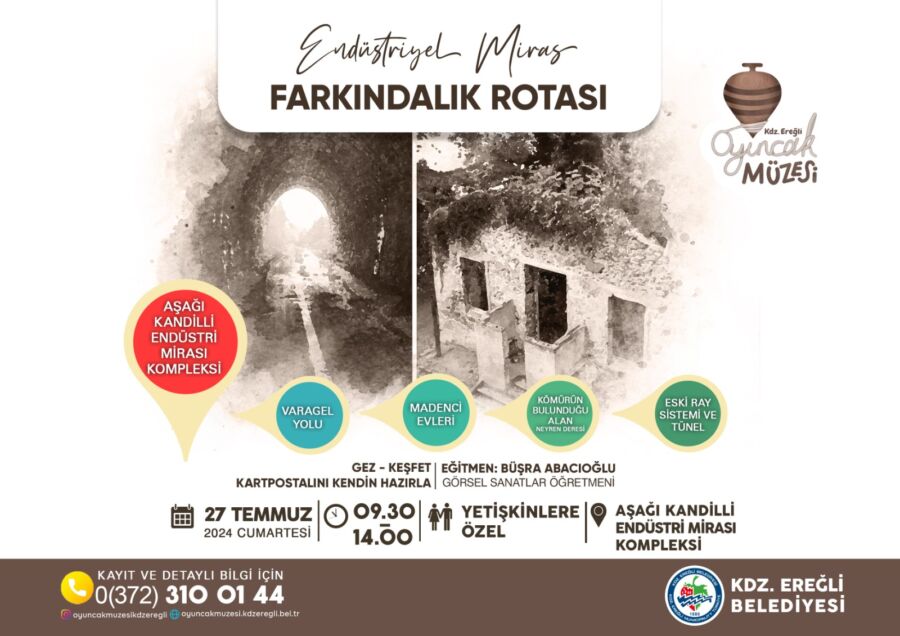 Kdz. Ereğli Belediyesi Oyuncak Müzesi tarafından miras rotalarına yönelik gezi