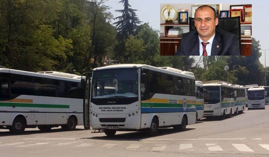 Başkan Karaarslan, 65 yaş üstü ve engelli ücretsiz taşıma uygulamasına son veriyoruz… Kdz.Ereğli S.S. 92 Nolu Çilek Halk Otobüsleri Motorlu Taşıyıcılar Kooperatifi