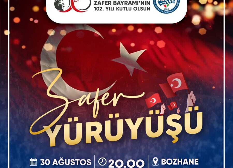 ZAFER YÜRÜYÜŞÜ ARDINDAN RETROBÜS KONSERİ Kdz. Ereğli Belediyesi 30 Ağustos Zafer Bayramı’nın 102. Yılını büyük