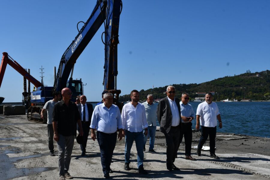 Kdz. Ereğli Belediyesi’nin işlettiği Bozhane Limanı yenileme çalışmaları son aşamaya