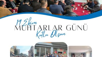 AK Parti Zonguldak Milletvekili Saffet BOZKURT, 19 Ekim Muhtarlar Günü