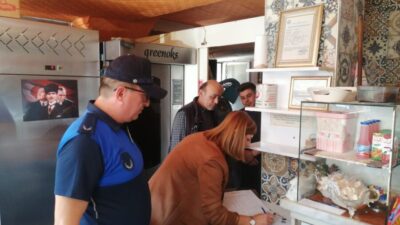 Kdz. Ereğli Belediyesi Zabıta Müdürlüğü işyeri denetim ekibi ilçe genelindeki