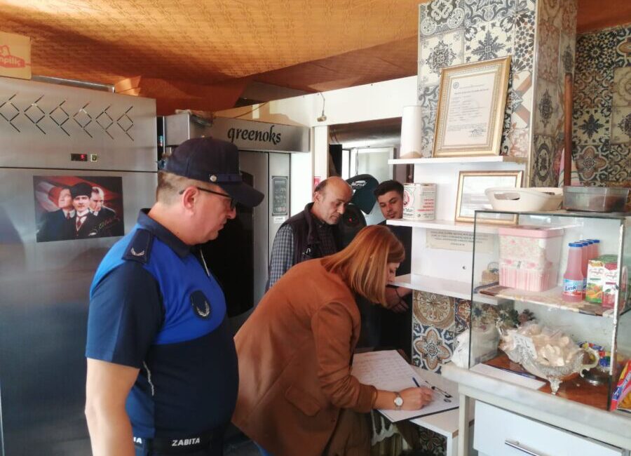 Kdz. Ereğli Belediyesi Zabıta Müdürlüğü işyeri denetim ekibi ilçe genelindeki