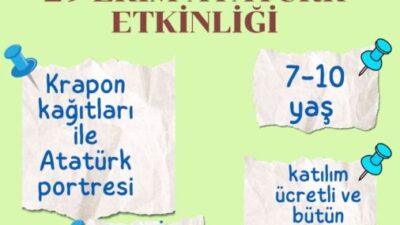 Zonguldak’ın Ereğli ilçesinde faaliyet gösteren Art-Hemis Sanat Atölyesi, 29 Ekim 