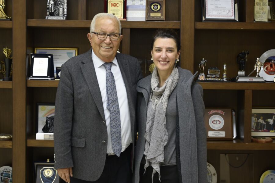 Evrim Balbaloğlu , Başkan Posbıyık ‘ı ziyaret etti İyi Parti’den istifa ederek Cumhuriyet Halk Partisi’ne (CHP) geçen Kdz.