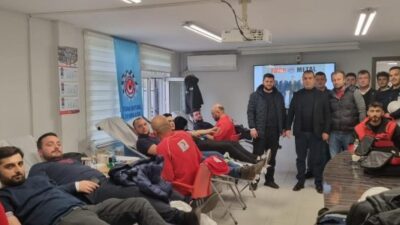 Türk Metal Sendikası Kdz.Ereğli Şubesi kan bağışı kampanyası düzenledi. Düzenlenen