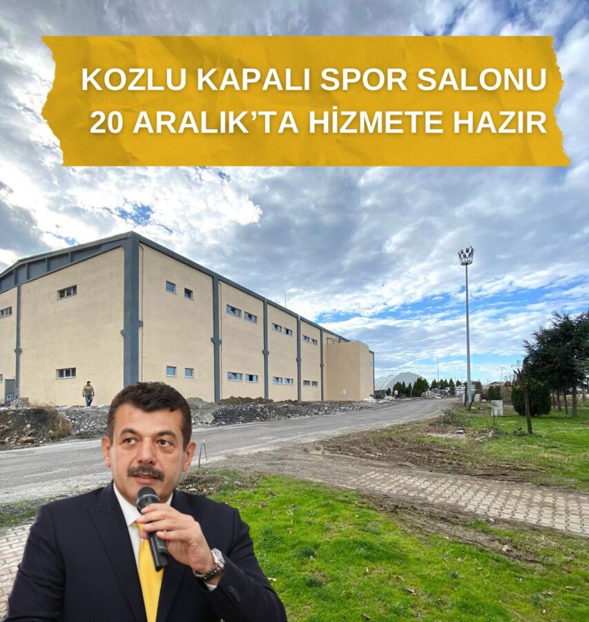 AK Parti Zonguldak Milletvekili Muammer Avcı, Kozlu Spor Salonu inşaatının