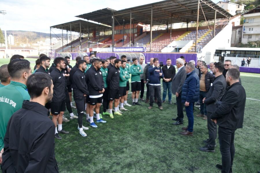 Kdz.Ereğli Belediye ve Kulüp Başkanı Halil Posbıyık, 2.Başkan Akın Katı