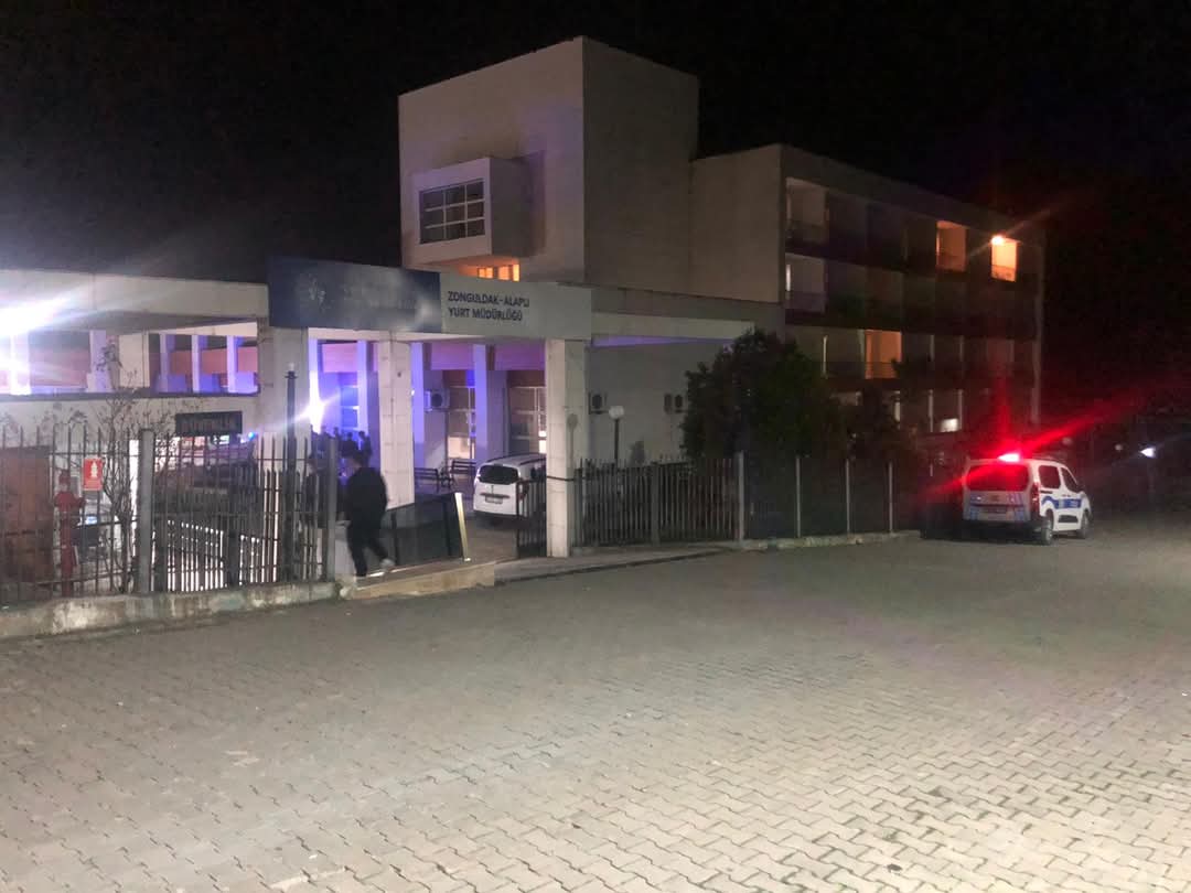 Zonguldak’ın Alaplı ilçesinde bir üniversite öğrencisi KYK Yurdunda kaldığı yerde