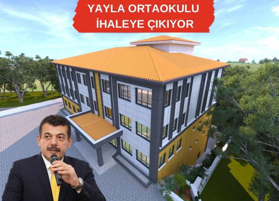   AK Parti Zonguldak Milletvekili Muammer Avcı’dan Yayla Ortaokulu’nun yapımı