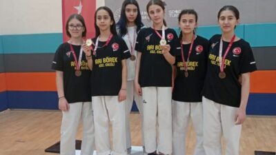 Zonguldak’ta Okullar arası Yıldızlar Türkiye Taekwondo Şampiyonası  İl seçmelerinde Merih