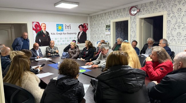 Yönetim Kurulunu belirleyen İYİ Parti Kdz. Ereğli İlçe Başkanı İsmail