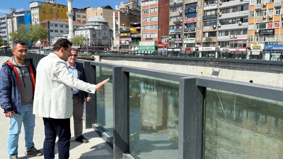 Zonguldak’ta, Cumhurbaşkanı Recep Tayyip Erdoğan’ın talimatları doğrultusunda sürdürülen Zonguldak Deresi