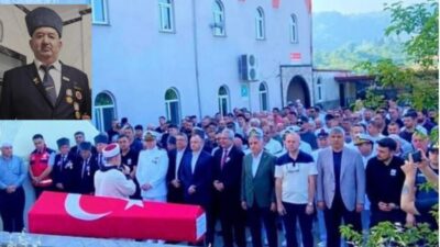 Zonguldak’ın Ereğli ilçesinde hayatını kaybeden Kıbrıs Gazisi Sadık Dönmez, düzenlenen