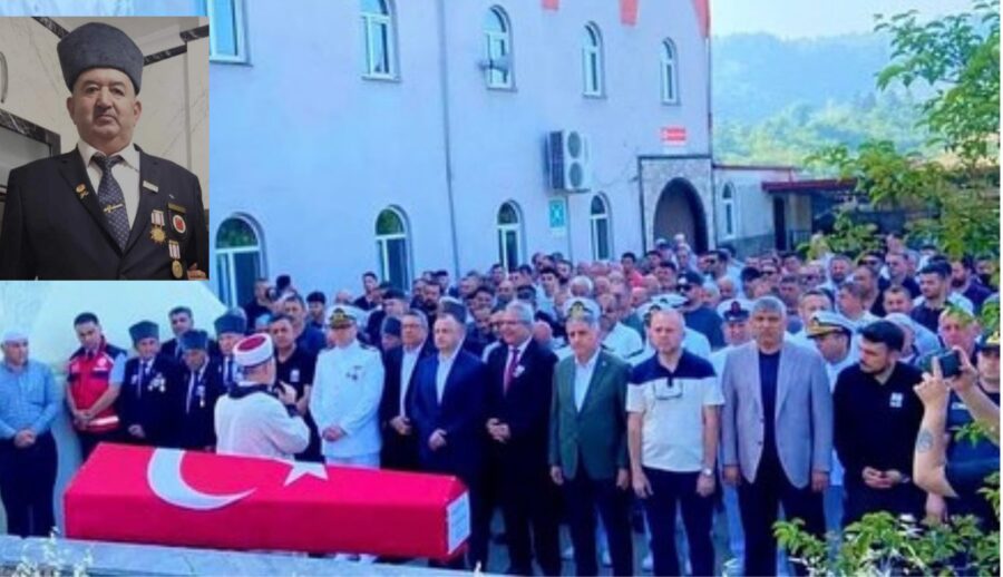Zonguldak’ın Ereğli ilçesinde hayatını kaybeden Kıbrıs Gazisi Sadık Dönmez, düzenlenen