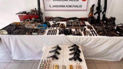 Zonguldak Merkez ve Kozlu İlçesinde jandarmanın yaptığı çalışma sonucu çok