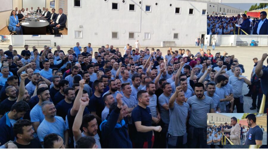 Türk Metal Sendikası Karadeniz Ereğli Şubesinin yetkili olduğu Zonguldak’ın Çaycuma