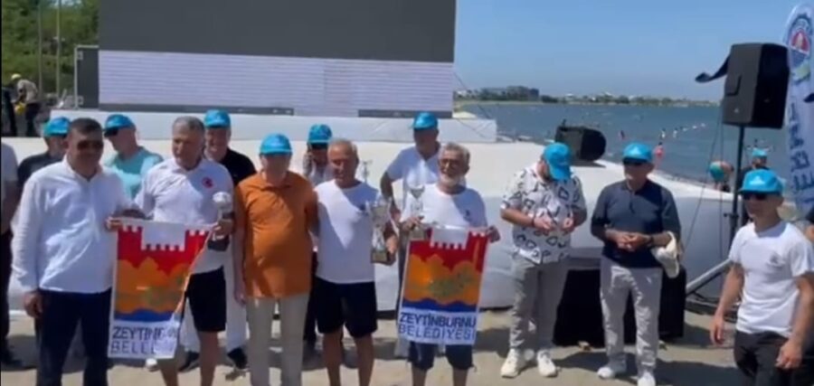 Samsun’un Terme ilçesinde, açık su yüzme yarışması gerçekleştirildi. Kdz.Ereğli’den Yarışmaya
