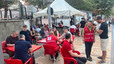 Çaycuma’da Ensar Vakfı ile Zonguldak Kızılay Kan Merkezi arasında yapılan