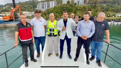 AK Parti Zonguldak Milletvekili Muammer Avcı, Kozlu Balıkçı Barınağı’nda yürütülen