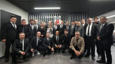 Kdz. Ereğli Beşiktaş Taraftarları Derneği Başkanı Tarkan Atik ve yönetim