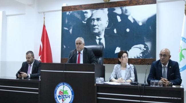Kdz. Ereğli Belediye Meclisi Eylül ayı ilk toplantısı Başkan Halil