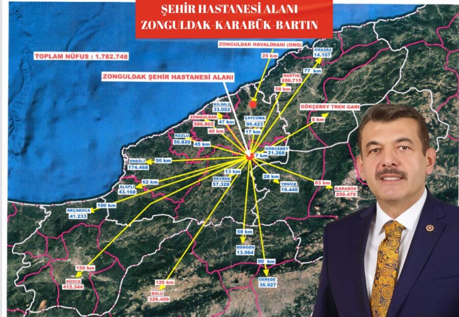AK Parti Zonguldak Milletvekili Muammer Avcı, yapımı planlanan Zonguldak Şehir