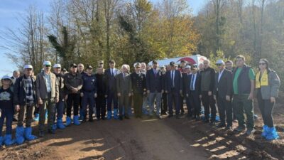 Zonguldak’ın Karadeniz Ereğli ilçesinde, “11 Kasım Millî Ağaçlandırma Günü” kapsamında
