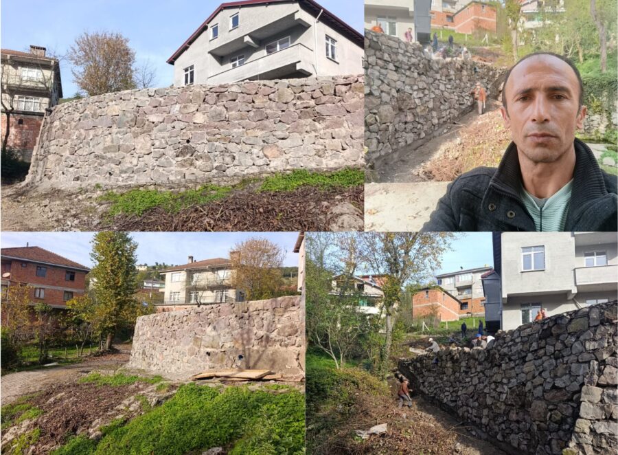 Kdz. Ereğli’nin Güllük Köyü’nde yapımı devam eden yeni köy konağı