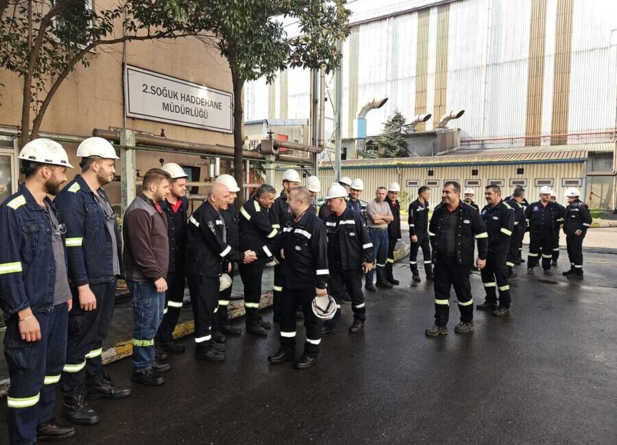 ​Kdz.Ereğli’de Erdemir Genel Müdürü Şaban Yazıcı ve Türk Metal Sendikası