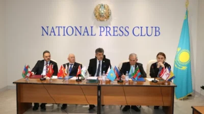 KAZAKİSTAN-BHA Kazakistan Gazeteciler Birliği’nin ev sahipliğinde, Türk Dünyası Gazeteciler Federasyonu