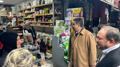   Karadeniz Ereğli Kaymakamı Fatih Yılmaz, ilçe merkezindeki pazar yerini