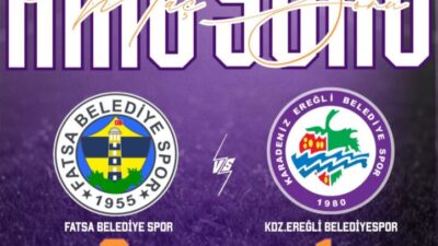 Nesine 3. Lig 3. Grup 19. hafta mücadelesinde Kdz. Ereğli