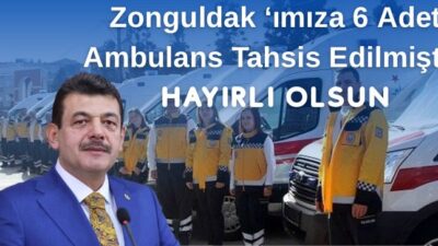 AK Parti Zonguldak Milletvekili Muammer Avcı, Zonguldak’a 6 adet yeni