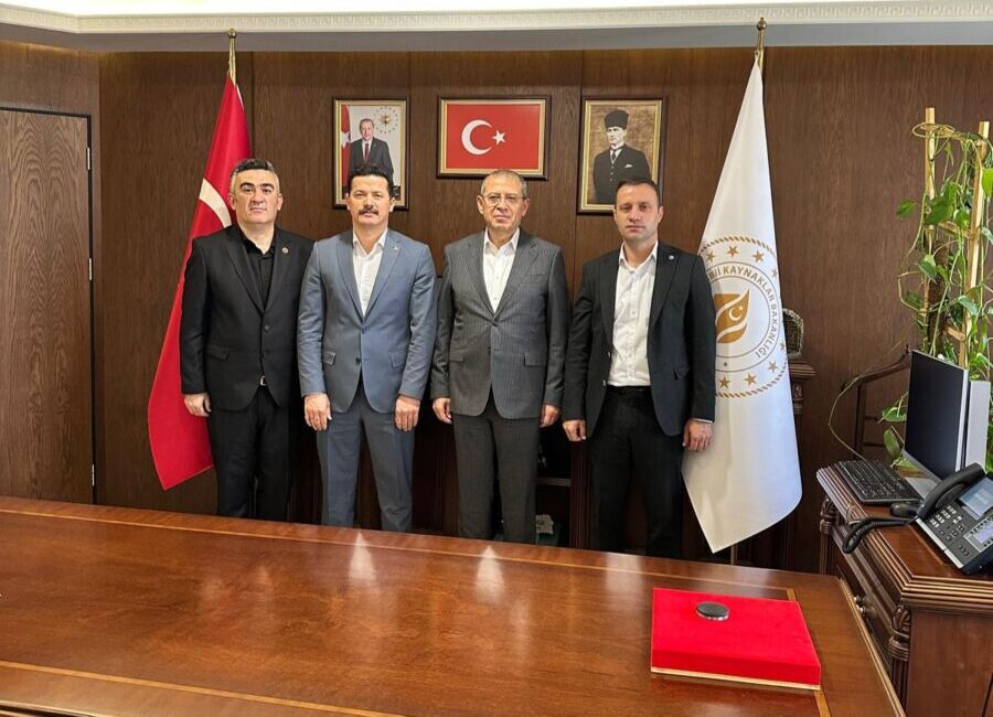 Başkan Turan’dan Bakan Yardımcısı Tancan’a Ziyaret Genel Maden İşçileri Sendikası (GMİS) Armutçuk Şube Heyeti, Enerji ve