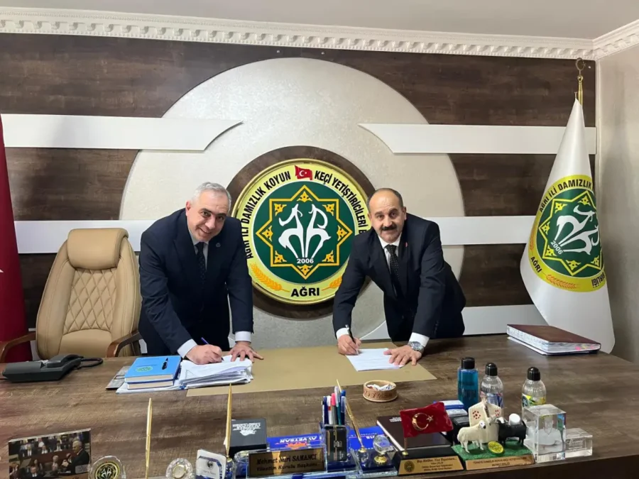 Ağrı’da hayvancılık sektörüne yönelik önemli bir iş birliği hayata geçirildi.