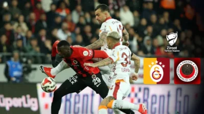 Ziraat Türkiye Kupası'nda son şampiyon olan Galatasaray, yarı final bileti