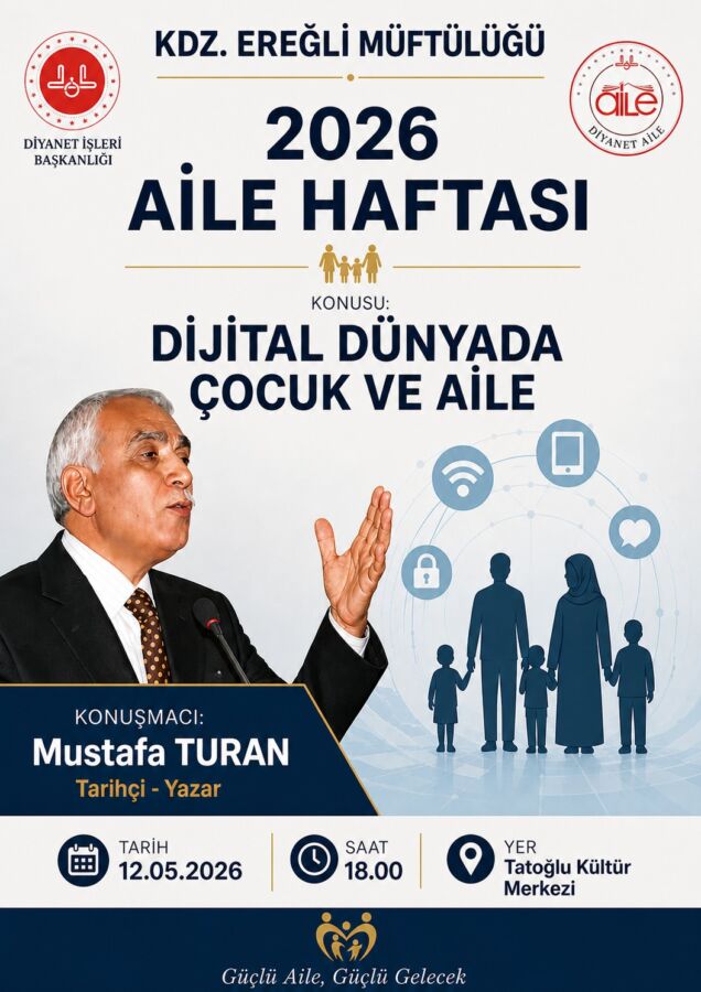 ZONGULDAK – Karadeniz Ereğli Müftülüğü, ‘2026 Aile Haftası’ etkinlikleri kapsamında