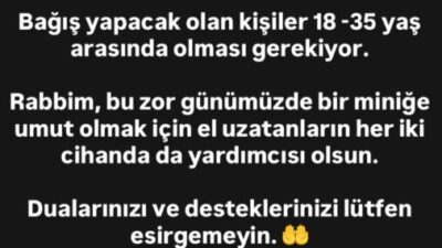Ankara’dan gelen acil bir yardım çağrısı, henüz 3 aylık olan