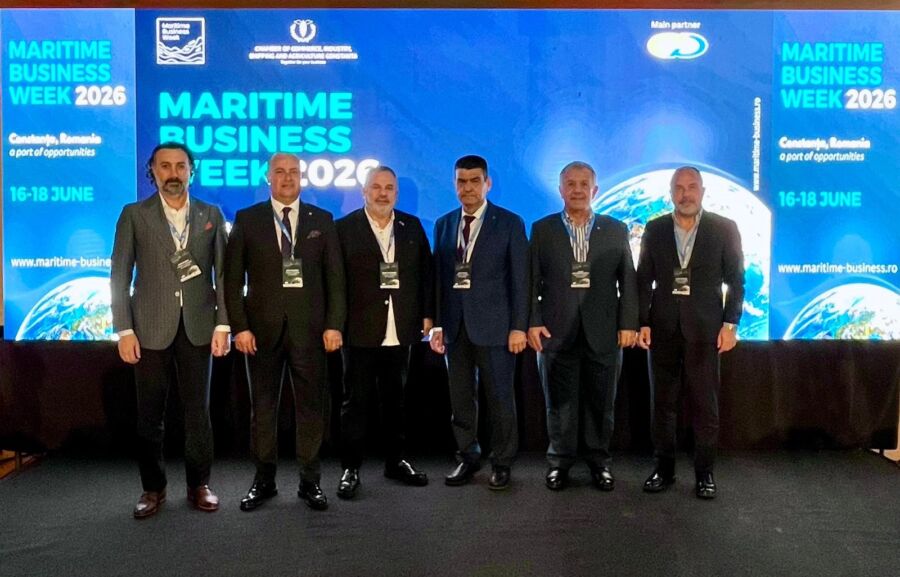 Başkan Ünlüer Karadeniz’in Geleceğini Romanya’da Masaya Yatırdı İMEAK Deniz Ticaret Odası (DTO) Karadeniz Ereğli Şube Yönetim Kurulu