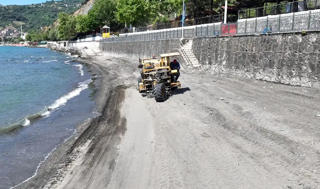 Yazın gözde adresi yine Sevgi ve Barış Plajı olacak Kdz. Ereğli Belediye’nin Mavi Bayraklı plajları Sevgi ve Barış Plajı