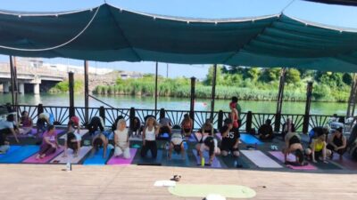 Gülüç Belediye Başkanı Sadık Recep Kara’nın öncülüğünde düzenlenen “Yoga ve