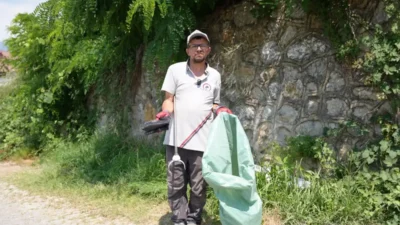 Düzce Belediyesi Temizlik İşleri Müdürlüğü personeli Fatih Cesur, görev yaptığı