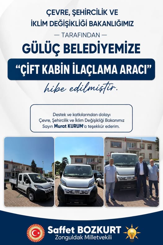 Zonguldak’ın Karadeniz Ereğli ilçesine bağlı Gülüç Belde Belediyesi, hizmet kapasitesini