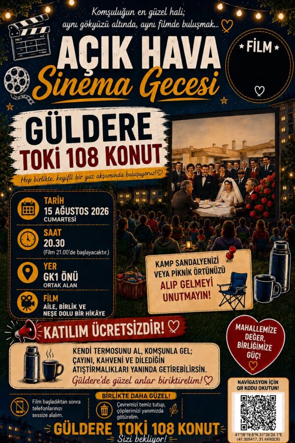 Zonguldak’ın  Ereğli ilçesinde Güldere TOKİ 108 Konut Yönetim Kurulu, komşuluk