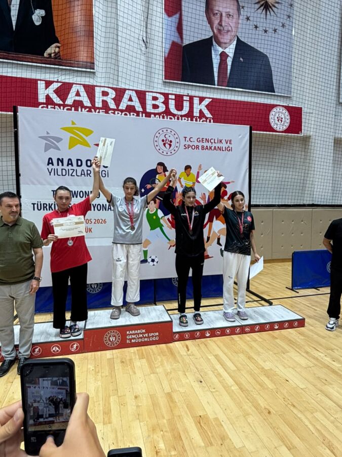 Karabük’te düzenlenen Anadolu Yıldızlar Ligi Taekwondo Türkiye Şampiyonası’nda, Kdz. Ereğli