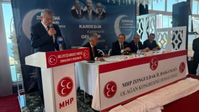 MİLLİYETÇİ Hareket Partisi (MHP) Zonguldak İl Başkanlığı’nın 15’inci Olağan Kongresi’nde,