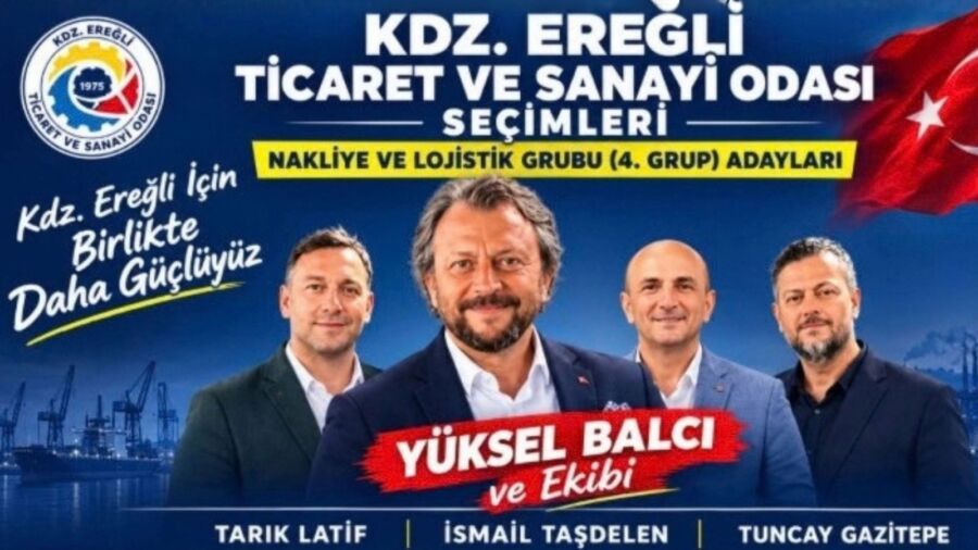 ETSO 4. Grup Adayları: ” Ereğli’nin Kaderi Bizimle Değişecek.” Karadeniz Ereğli Ticaret ve Sanayi Odası (ETSO) Başkan Adayı Yüksel